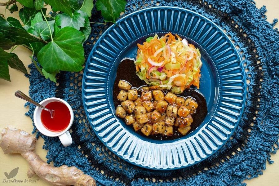 Tofu v pikantnej sladkokyslej omáčke