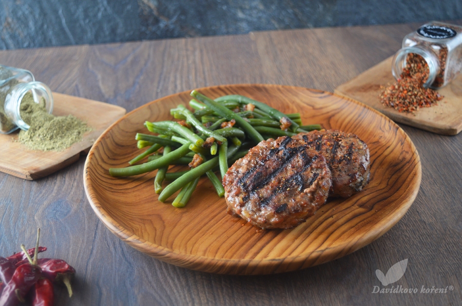 Chilli burger s fazuľkami na Hráškovom korení