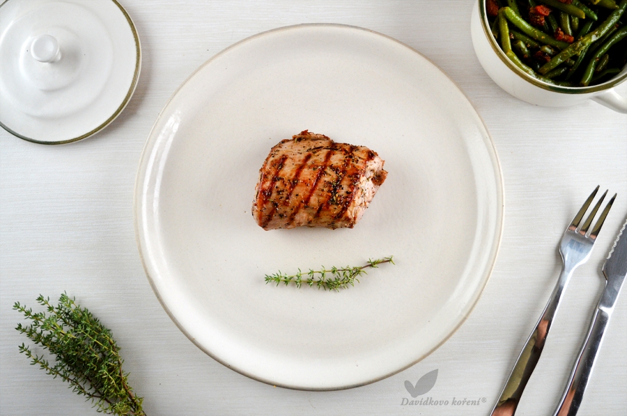 Panenka ala Steak grilée avec mélange d'épices français Janette